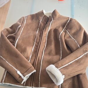 Relativity Tan Jacket with Cream Lining